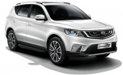Пороги алюминиевые Premium-Black Geely Emgrand X7 (2019-2023)