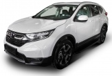 Пороги алюминиевые Black Honda CR-V (2017-2023)