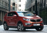 Пороги алюминиевые Black Hyundai IX35 (2010-2015)