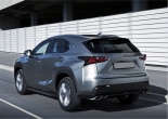Пороги алюминиевые Black Lexus NX (2014-2019)