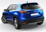 Пороги алюминиевые Black Mazda CX-5 (2011-2017)