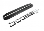 Пороги алюминиевые Premium-Black для Chery Tiggo 7 (2020-2025)