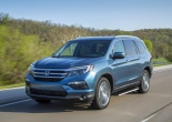 Пороги алюминиевые Premium для Honda Pilot (2015-2025)