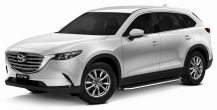 Пороги алюминиевые Premium для Mazda CX-9 (2017-2025)