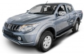 Пороги алюминиевые Premium Mitsubishi L200 (2006-2024)