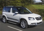 Пороги алюминиевые Bmw-Style Skoda Yeti (2009-2018)