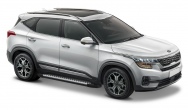 Пороги алюминиевые BMW-Style Kia Soul (2019-2024)
