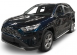 Пороги алюминиевые BMW-Style Toyota RAV4 (2019-2025)