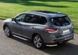 Пороги алюминиевые Bmw-Style Nissan Pathfinder (2014-2017)