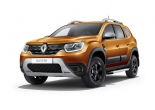 Пороги алюминиевые Silver для Renault Duster (2021-2024)