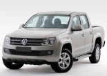 Пороги алюминиевые Silver new Volkswagen  Amarok (2010-2023)