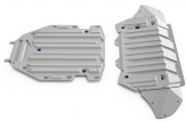 Комплект защит картер и КПП (алюминий) Rival для Audi Q7 (2015-2025)