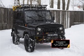 Решетка радиатора с чёрной сеткой Uaz Hunter (2003-2019)