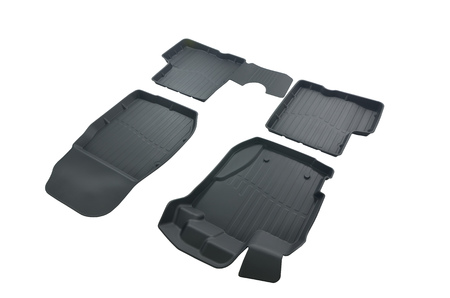 Коврики в салон резиновые SRTK PREMIUM для Renault Duster (2017-2021) PR.RN.DUST.17G.02X35