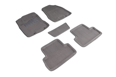 3D Коврики в салон Seintex серые Nissan X-Trail (2007-2015) 71733