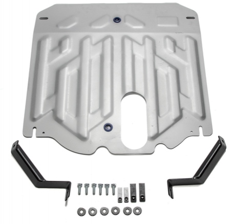 Защита картера и КПП (алюминий) Rival Hyundai Grand Santa Fe (2012-2018) 333.2341.1