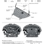 Защита картера и КПП (сталь) Автоброня для Mazda Premacy (2005-2010)