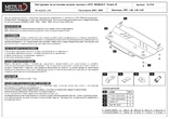 Защита картера и КПП (сталь) Шериф для Renault Scenic (2003-2009)