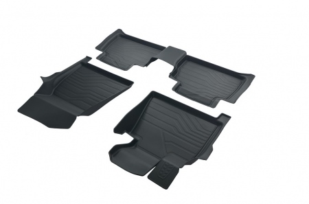 Коврики в салон резиновые SRTK LUX для BMW X6 (2019-2025) 3D.BM.X.6.19G.08X06