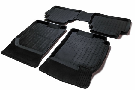 Коврики в салон резиновые SRTK PREMIUM для Daewoo Gentra (2013-2015) PR.D.GEN.13G.02X33