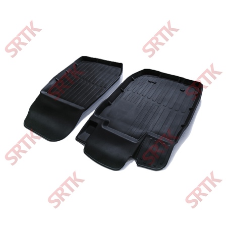 Коврики в салон резиновые передние SRTK STANDART для Lada Largus (2012-2021) PER.LD.LAR.01X35