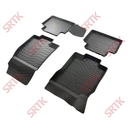 Коврики в салон резиновые SRTK PREMIUM для Nissan X-Trail (2015-2023) PR.NS.X.TR.15G.02X62