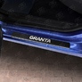 Накладки на пороги карбон с надписью RUSSTAL для Lada Granta (2011-2026)