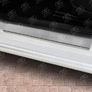 Накладки на пороги шлифованные RUSSTAL для Skoda Rapid (2020-2024)
