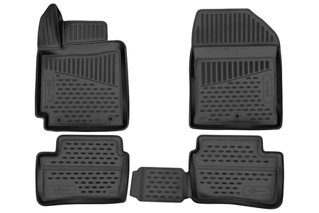 Коврики в салон полимерные 3D повышенной износостойкости Format для Kia Picanto (2017-2023) FORMAT.3D2564210