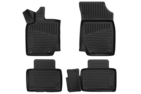 Коврики в салон полимерные 3D повышенной износостойкости Format для Geely Atlas (2018-2021) FORMAT.3D7518210k