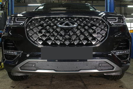 Зимняя защита радиатора нижняя Chery Tiggo 8 Pro (2021-2025) ZZ.CHTIG8P.park