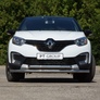 Защита переднего бампера двойная d63/63 PT GROUP для Renault Kaptur (2016-2024)