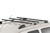 Рейлинги на крышу усиленные с поперечинами серебристые PT GROUP для Lada Largus (2012-2024)