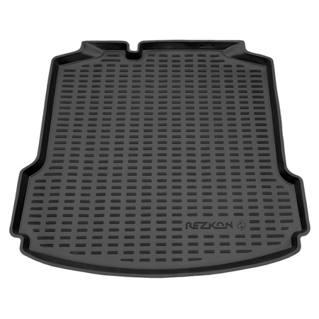 Коврик в багажник полимерный без карманов Rezkon для Volkswagen Polo лифтбэк (2020-2025) 5535020250