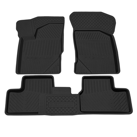 Коврики в салон резиновые Rezkon LADA Kalina (2004-2019) 1039030400