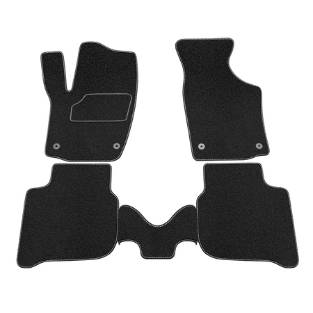 Коврики в салон текстильные Rezkon Skoda Rapid (2014-2020) 2030020100