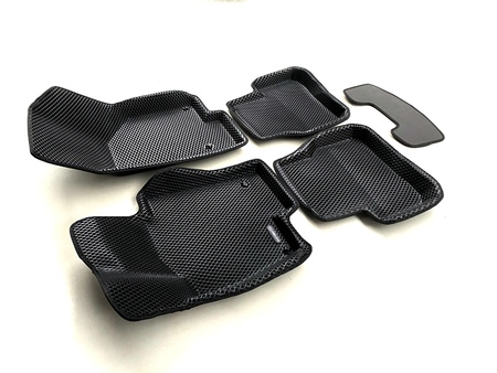 3D Коврики в салон черные Euromat3D EVA для Volkswagen Passat (2005-2015) EM3DEVA-005412