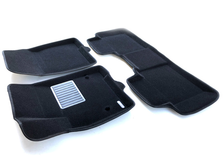 3D Коврики в салон черные Euromat3D Business для Cadillac XT5 (2016-2021) EMC3D-001307