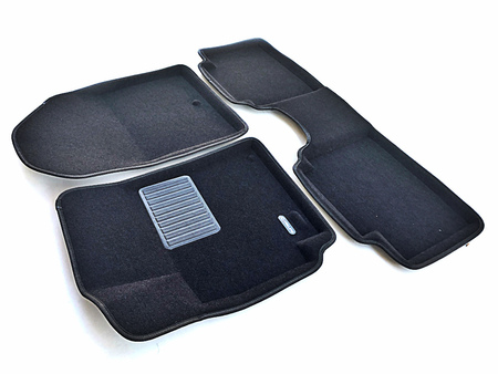 3D Коврики в салон черные Euromat3D Business для Kia Cerato (2018-2025) EMC3D-002903