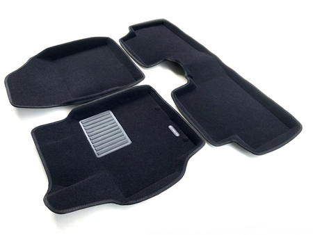 3D Коврики в салон черные Euromat3D Business для Toyota Corolla (2007-2013) EMC3D-005107