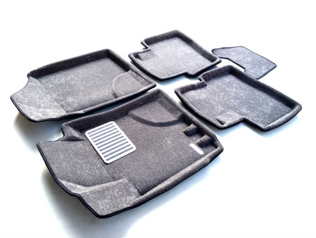 3D Коврики в салон серые Euromat3D LUX для Hyundai i30 (2007-2012) EM3D-002722G