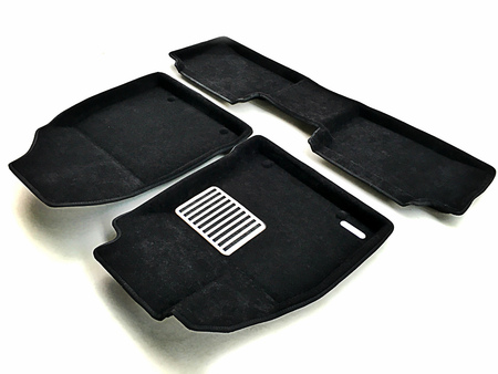 3D Коврики в салон черные Euromat3D LUX для Lexus CT (2011-2015) EM3D-003217