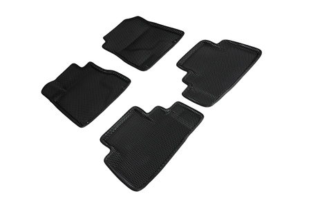 3D EVA коврики в салон черные Seintex ромб для Honda CR-V (2012-2017) 95294