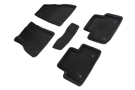 3D EVA коврики в салон черные Seintex ромб для Opel Insignia (2008-2019) 95359