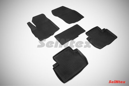 Коврики в салон резиновые Seintex Peugeot 4007 (2007-2013) 82129