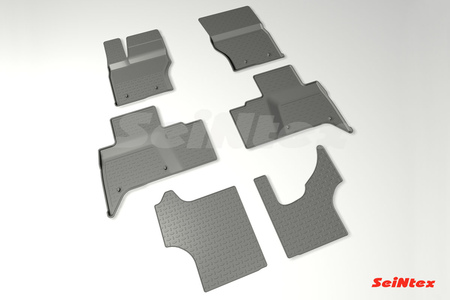 Коврики в cалон резиновые Seintex Land Rover Discovery (2017-2021) 88522
