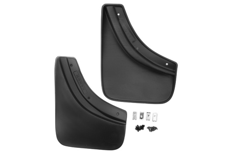 Брызговики задние Frosch в пакете для Suzuki SX4 хэтчбек с расширителями арок (2006-2013) NLF.47.16.E11