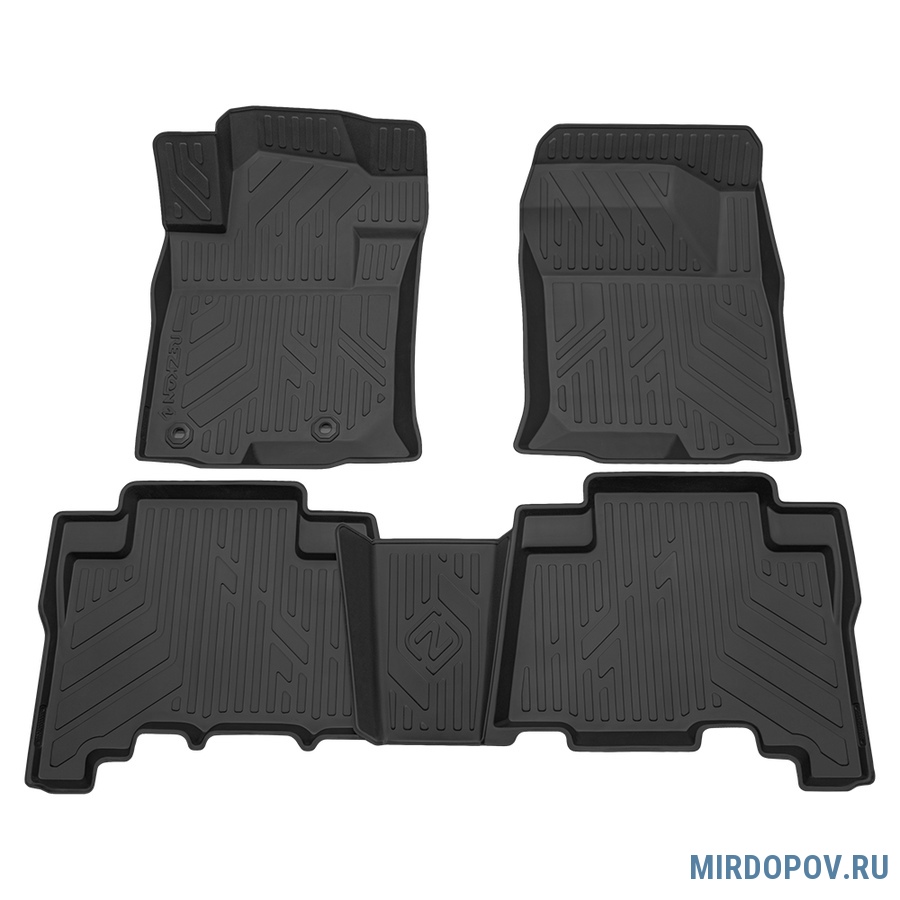 Коврики в салон полимерные Rezkon для Toyota Land Cruiser Prado 150  (2013-2024) № 0534030300 - купить по лучшей цене на mirdopov.ru