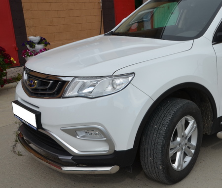 Защита переднего бампера UKO для Geely Atlas (2018-2021) GA.18.02