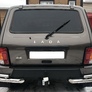 Защита заднего бампера угловая двойная UKO для Lada Нива Урбан (2014-2021)